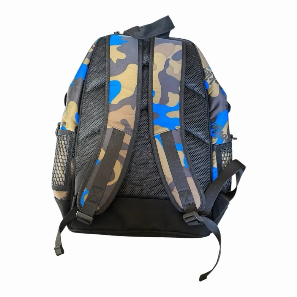 Cookies SF Luxe Smell Proof Backpack Blue Camo Utility Streetwear Travel Bag NWT